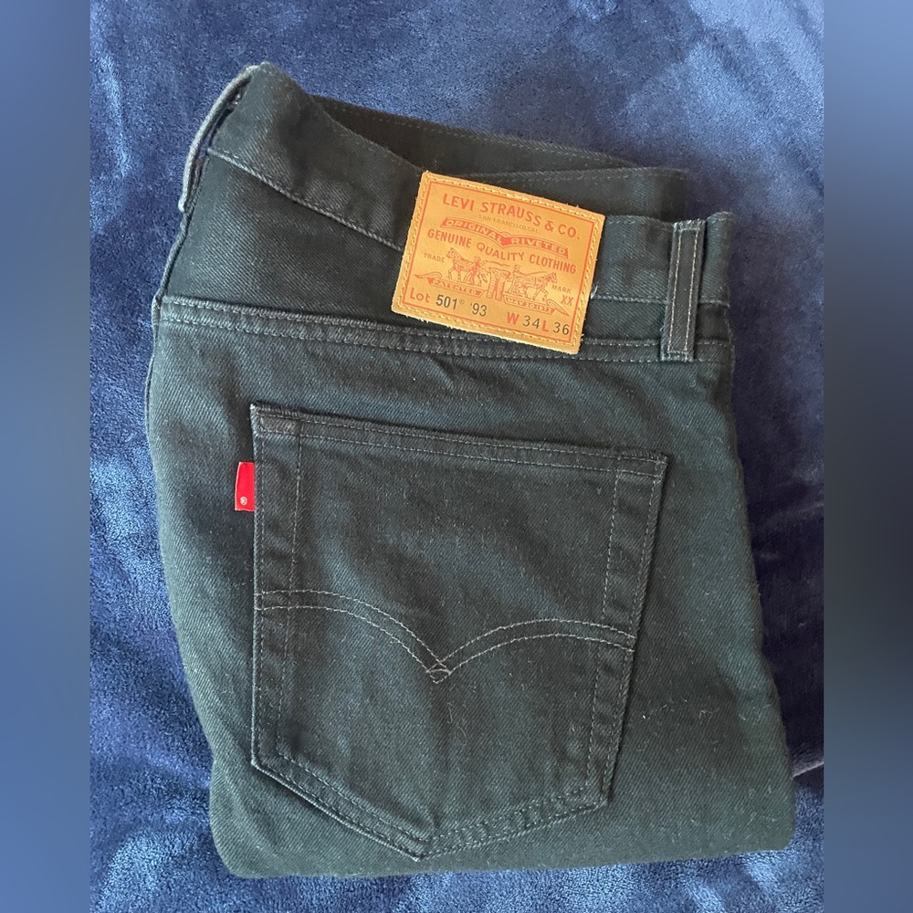 501 Levi's Men's Black Jeans